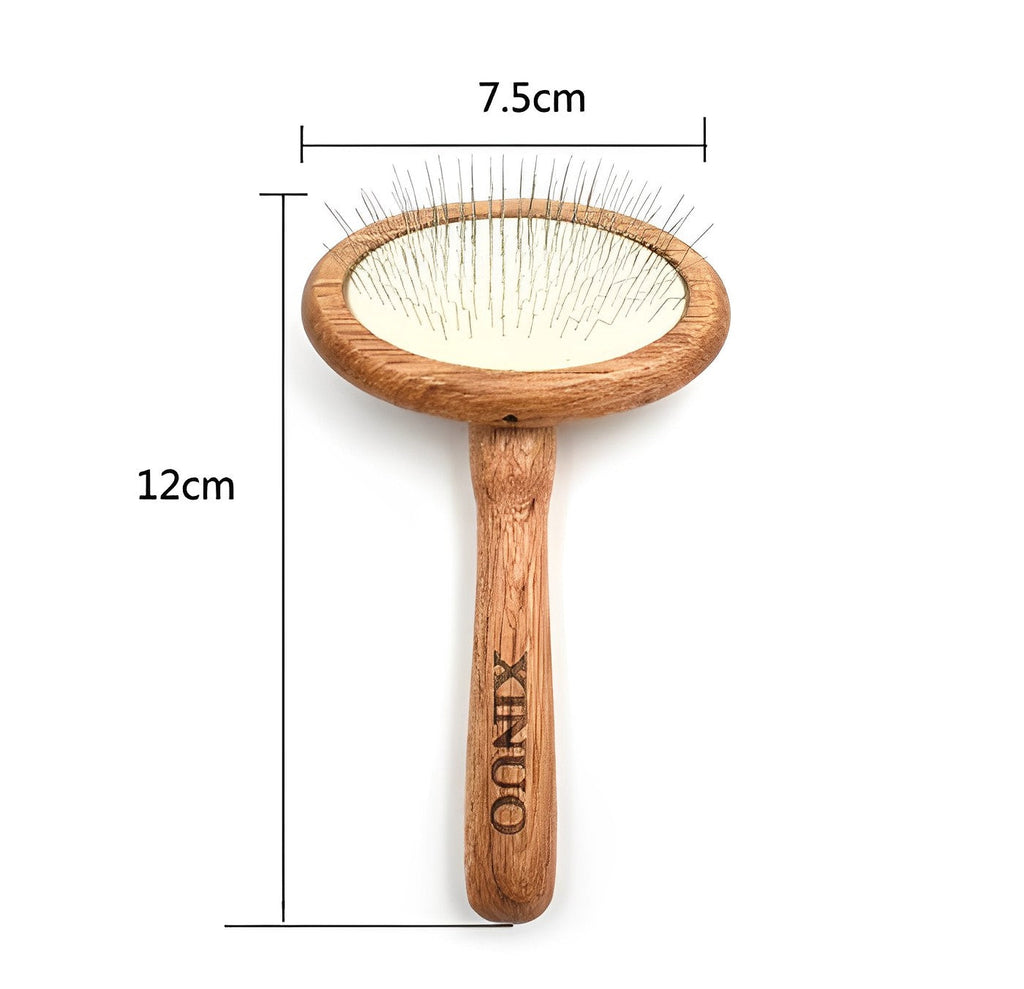 Pet Solid Wood Shedding and Dematting Comb lovepetin.com