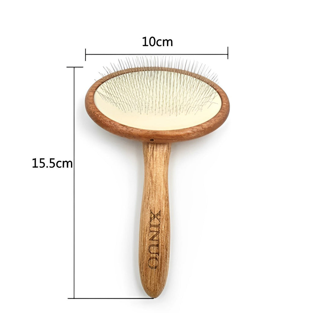 Pet Solid Wood Shedding and Dematting Comb lovepetin.com