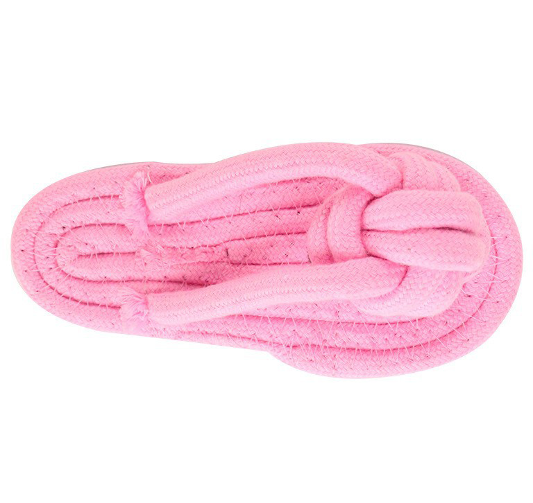 Pink&Green Bite-resistant Teeth Cleaning Rope Toy lovepetin.com