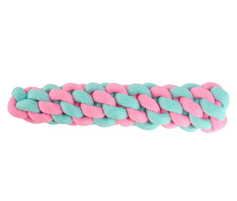 Pink&Green Bite-resistant Teeth Cleaning Rope Toy lovepetin.com