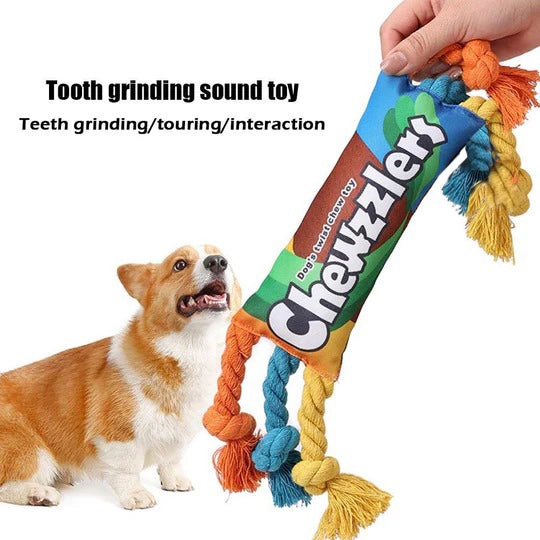 Rainbow Twist Dog Rope Toys 6