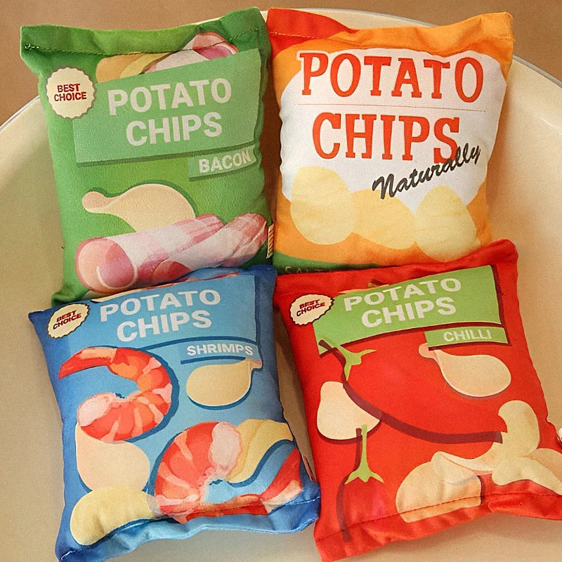 Rattling Paper Chips Sounding Dog Toys 2