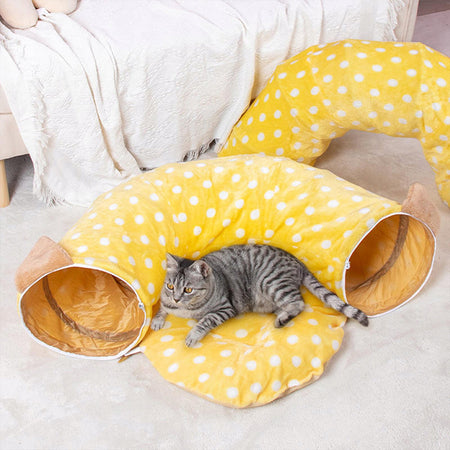 Round Cat Face Tunnel lovepetin.com