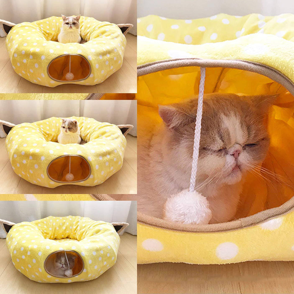 Round Cat Face Tunnel lovepetin.com