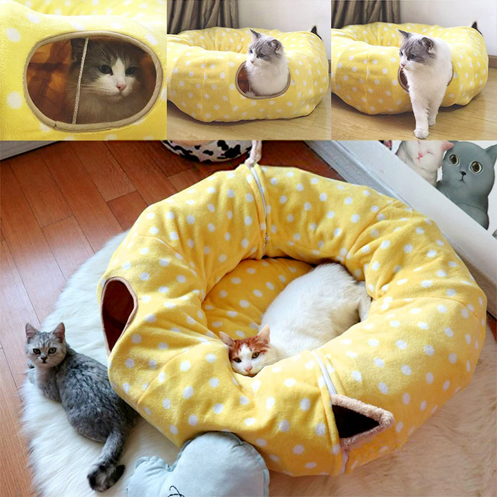 Round Cat Face Tunnel lovepetin.com