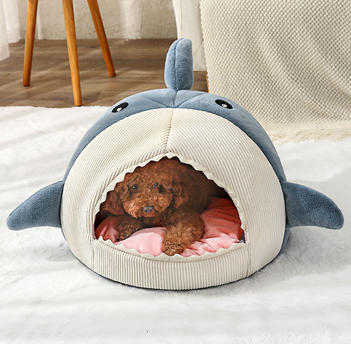 Shark Shark Cat Bed lovepetin.com
