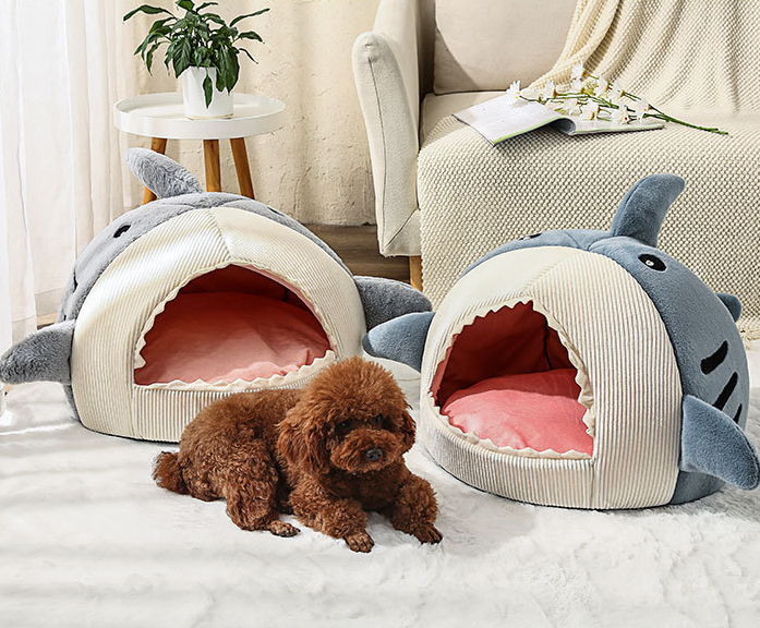 Shark Shark Cat Bed lovepetin.com