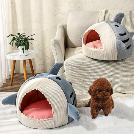 Shark Shark Cat Bed lovepetin.com