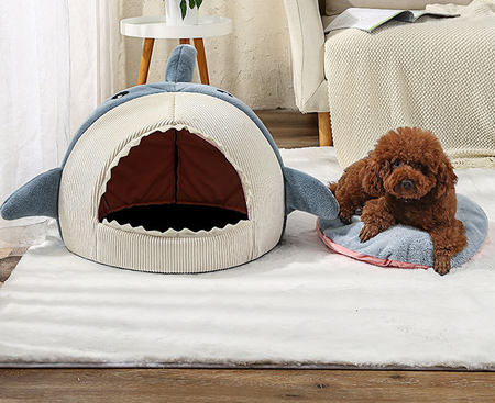 Shark Shark Cat Bed lovepetin.com