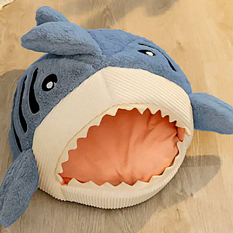 Shark Shark Cat Bed lovepetin.com