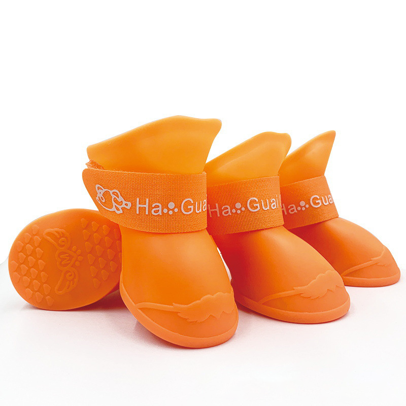 Silicone Waterproof Dog Rain Shoes lovepetin.com