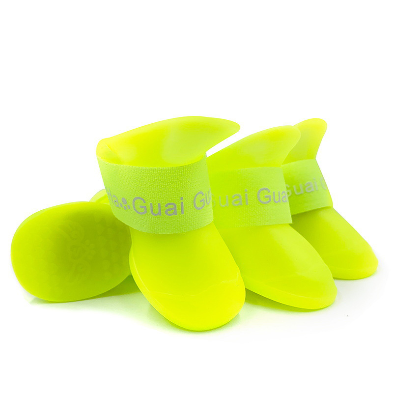 Silicone Waterproof Dog Rain Shoes lovepetin.com