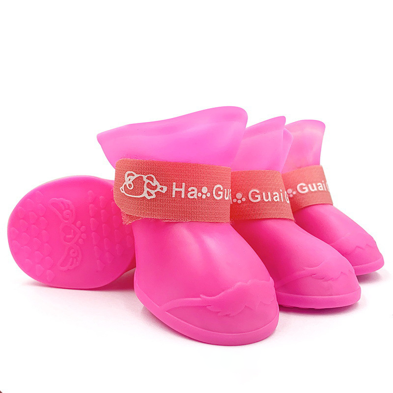 Silicone Waterproof Dog Rain Shoes lovepetin.com