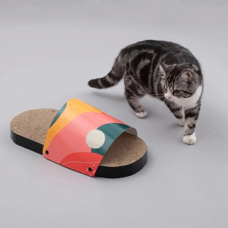 Slipper Shaped Cat Scratching Board lovepetin