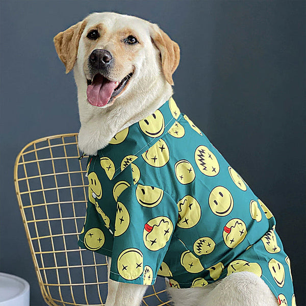 Smiling Face Classic Dog Shirt