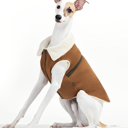 Sniff Suede Fabric Dog Jacket lovepetin.com