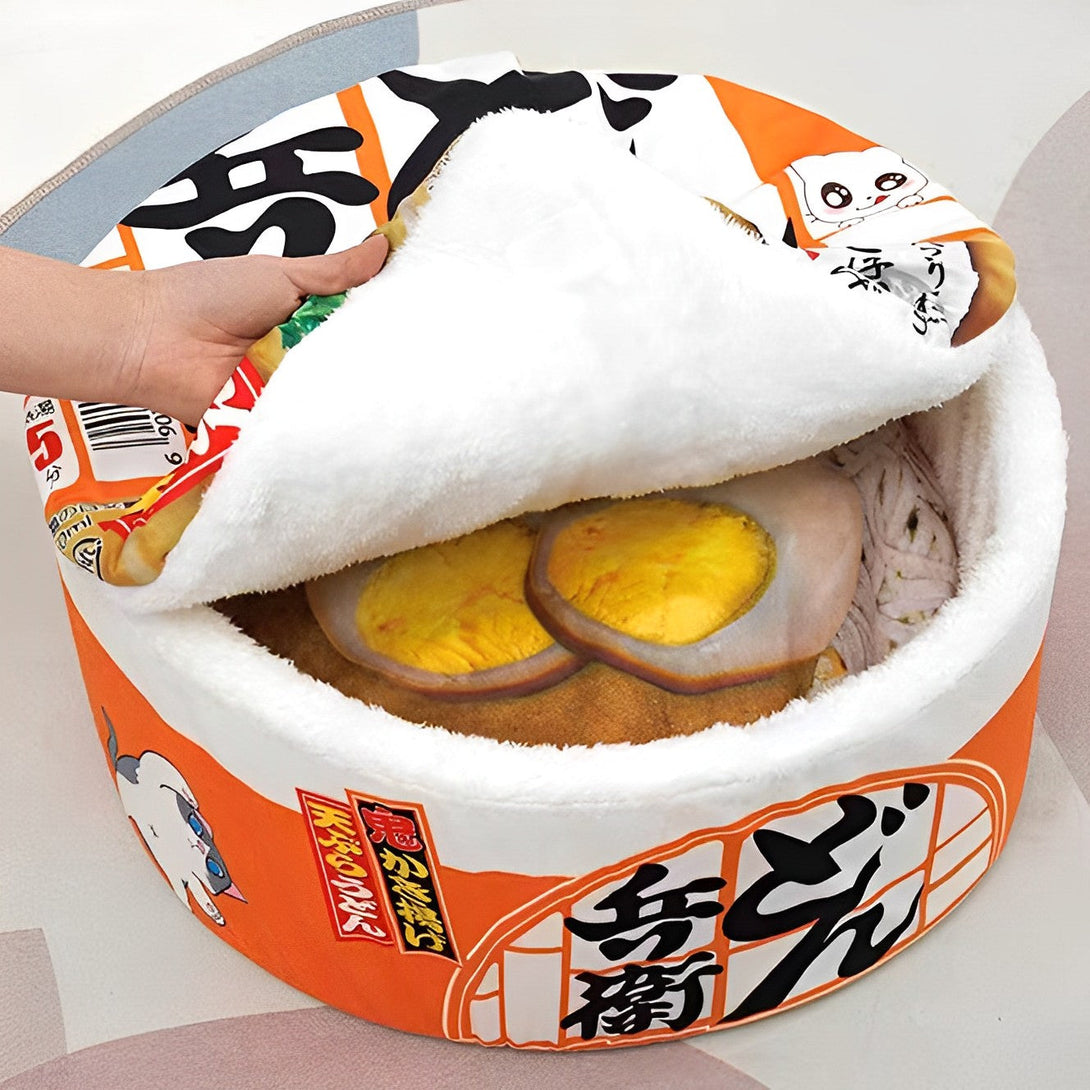 Soft Touch Cat Noodle Bowl Bed lovepetin.com