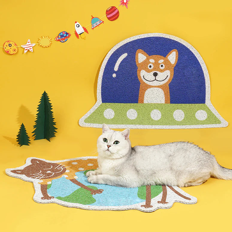 Space and Earth Cat Litter Map 4