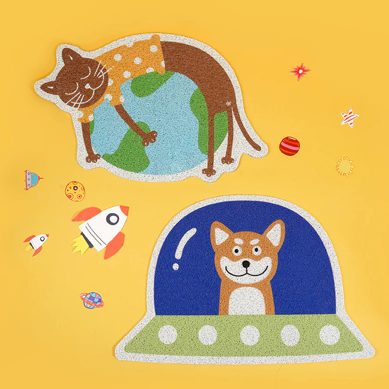 Space and Earth Cat Litter Map 5