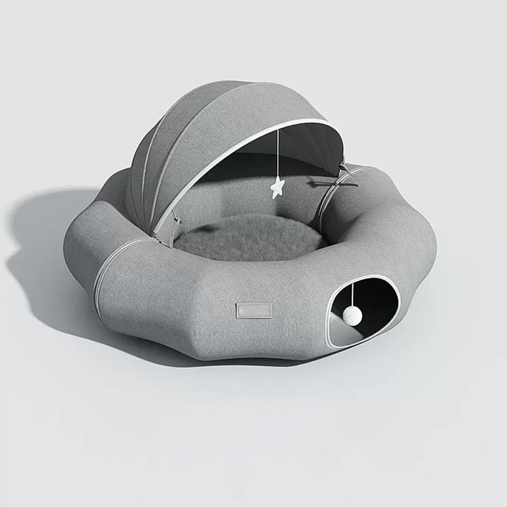 Spaceship Shape Multi-functional Cat Tunnel lovepetin.com