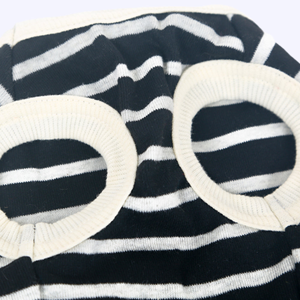 Striped Knitted Cat T-shirt lovepetin.com