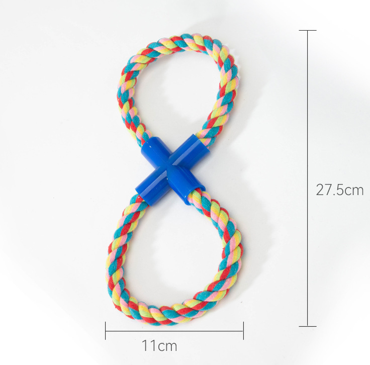 Strudy and Bite-resistant Plastic Material Rope Toy lovepetin.com