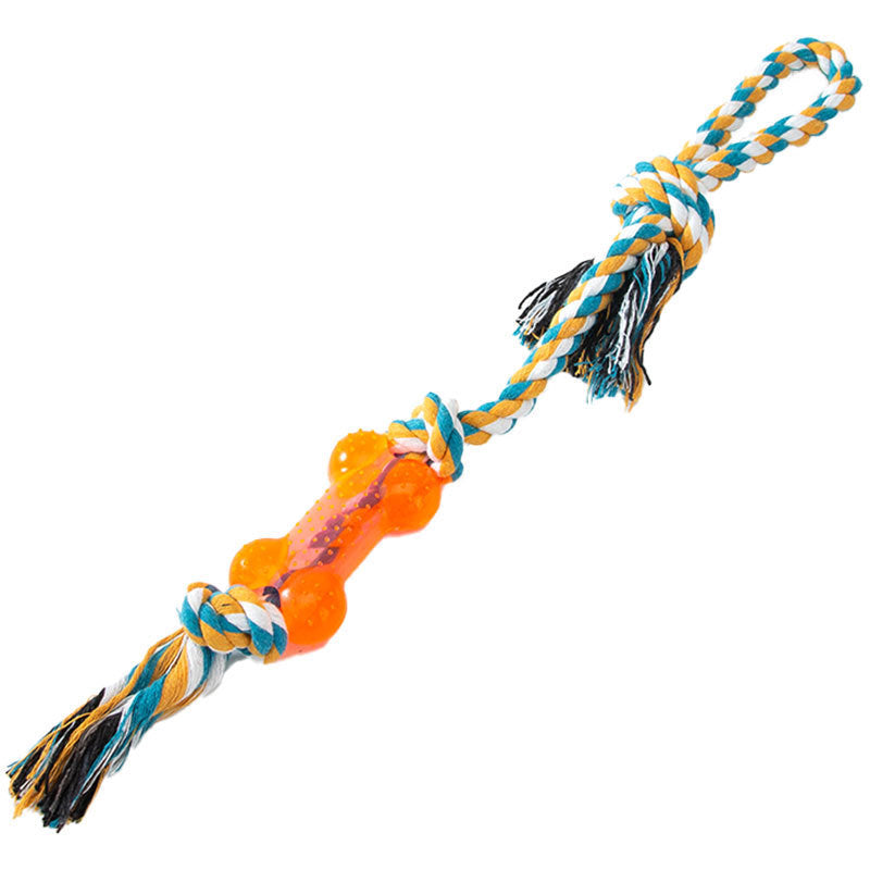 Strudy and Bite-resistant Plastic Material Rope Toy lovepetin.com