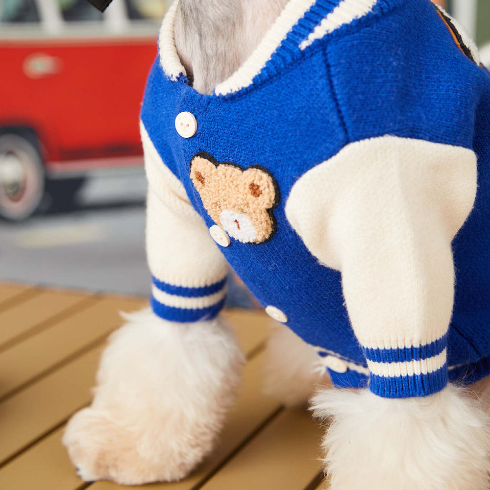 Stylish Knitted Cat Sweater lovepetin.com