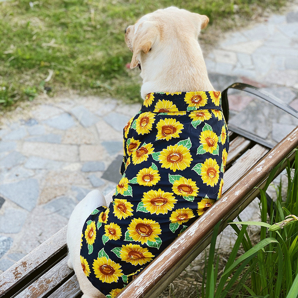 Sunflower Breathable Dog Shirt lovepetin.com