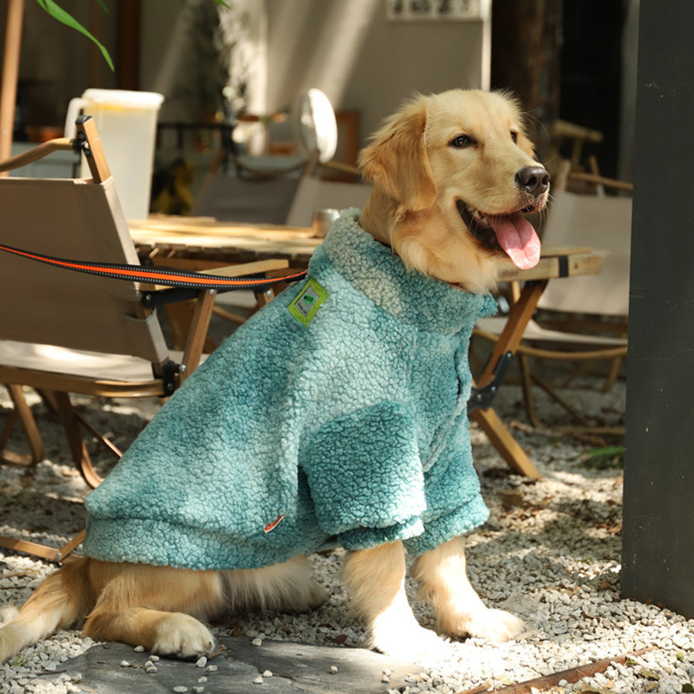 Tie Dyeing Berber Fleece Dog Winter Wear lovepetin.com