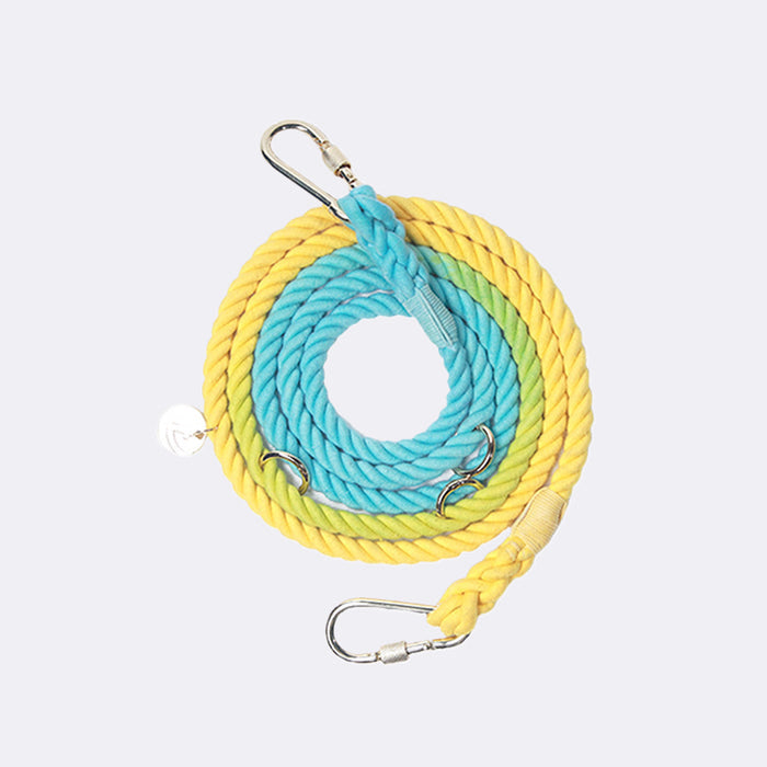 Tinklylife Rainbow Color Handy Crossbody Dog Leashes lovepetin.com