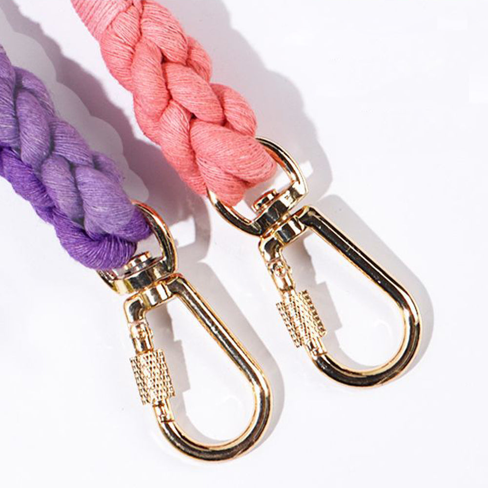 Tinklylife Rainbow Color Handy Crossbody Dog Leashes lovepetin.com