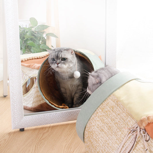 Tribe Style Cat Tunnel lovepetin.com