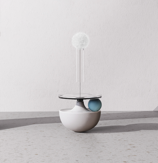 Tumbler Cat Toy with Riband lovepetin.com