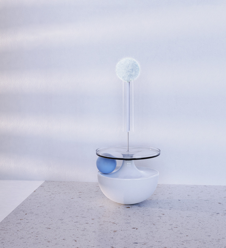 Tumbler Cat Toy with Riband lovepetin.com