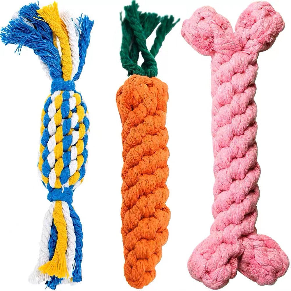 Various Styles of Chewing Rope Toy lovepetin.com