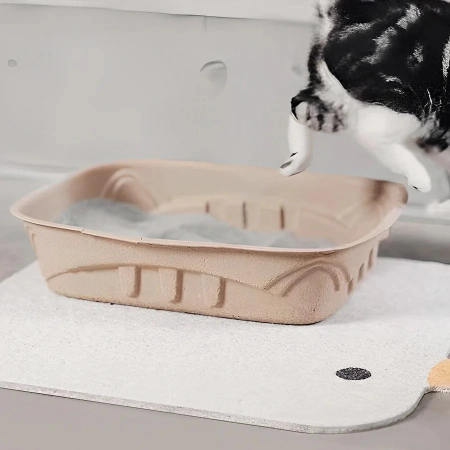 White Little Chick Cat Litter Map 1