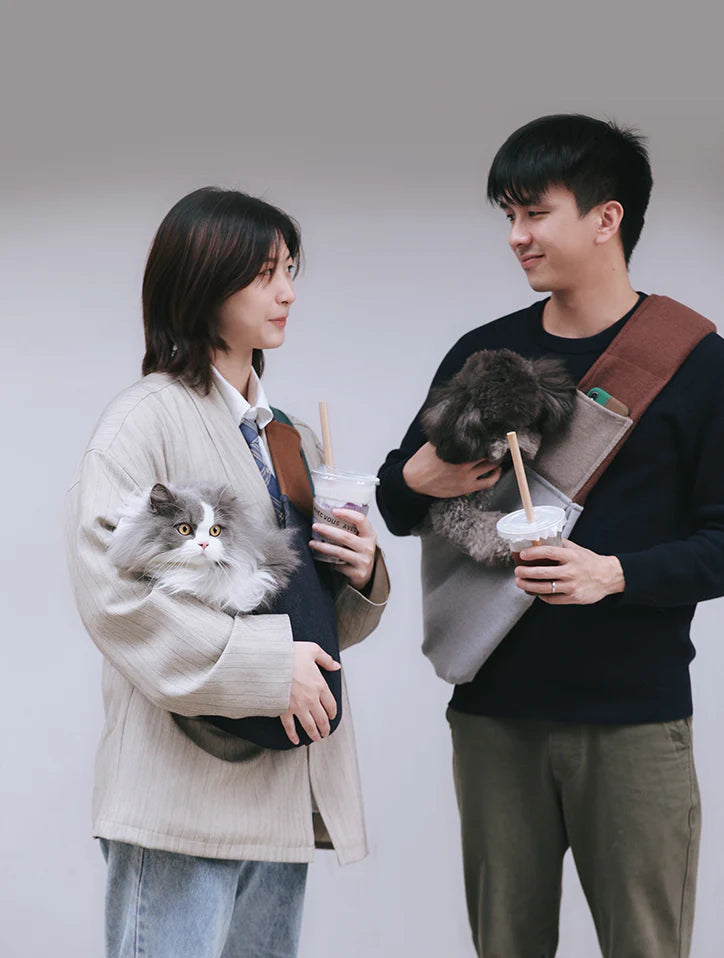 Wool Cross Body Pet Travel Bag 2