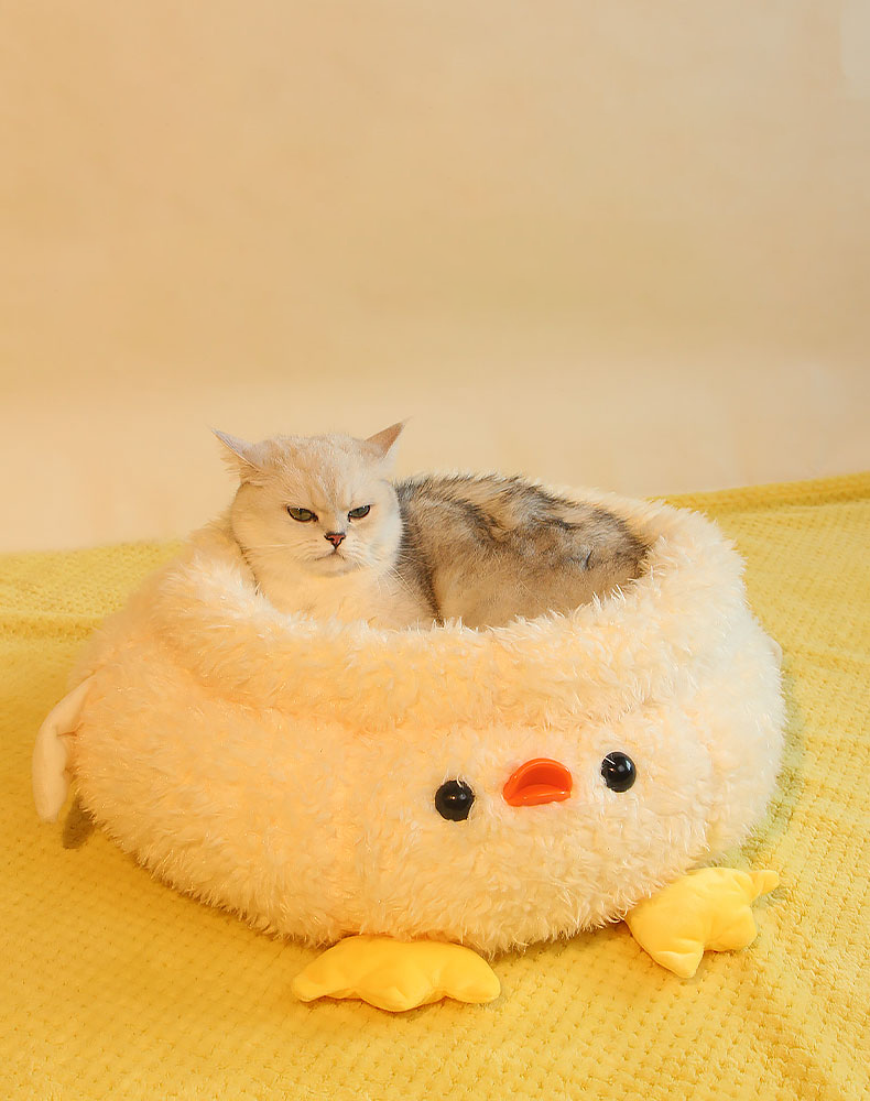 Yellow Duck Cat Bed lovepetin.com