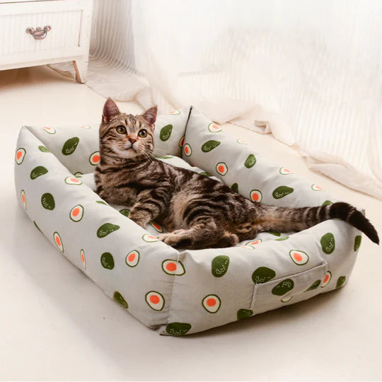 square cat bed