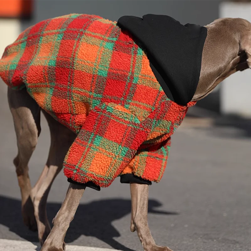 Red and Green Corduroy Dog Sweatshirt lovepetin 5