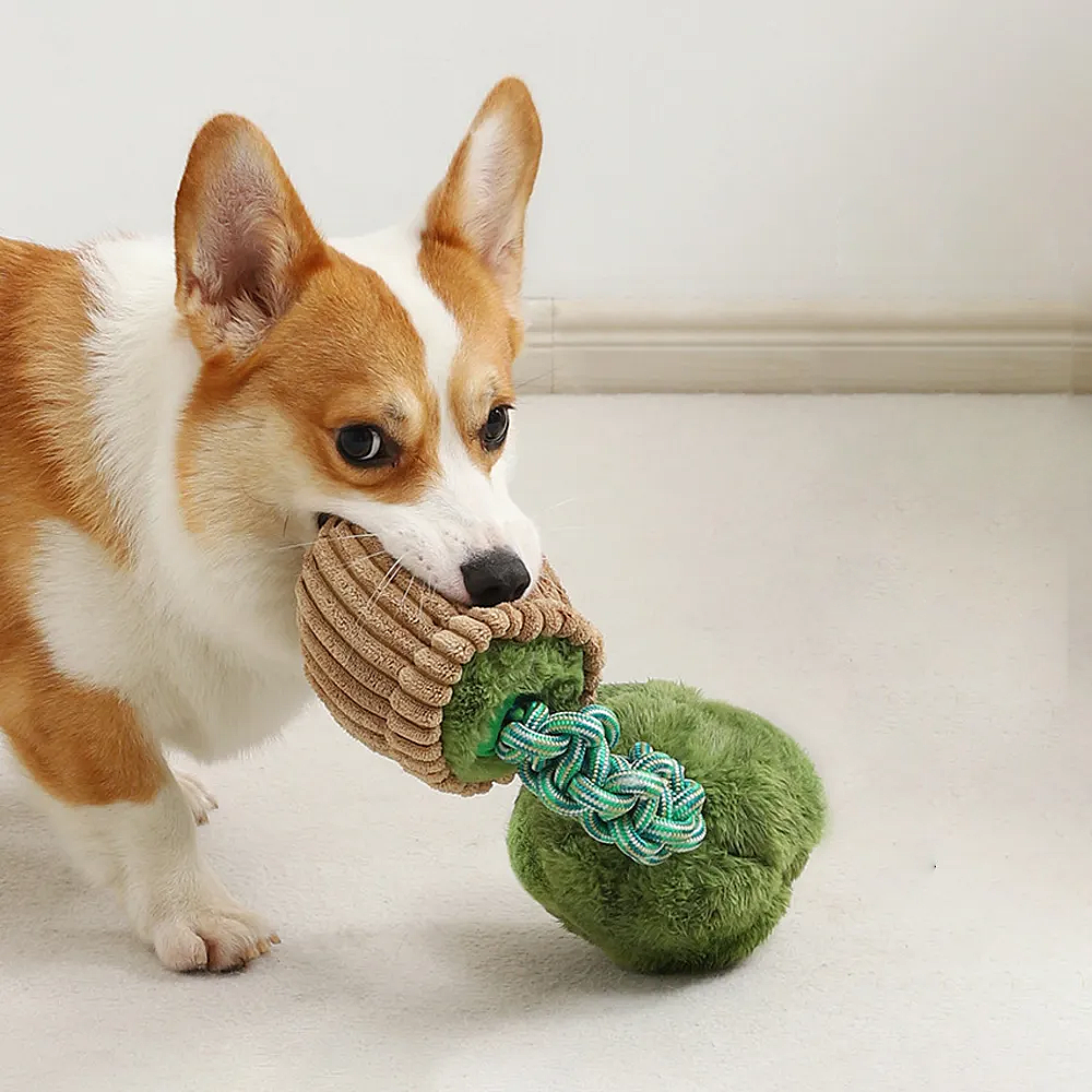 Knotted Dog Rope Mushroom Knot Dog Rope Toy