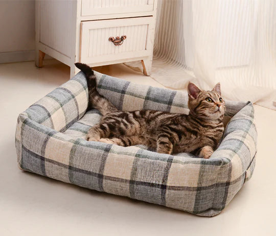 square cat bed