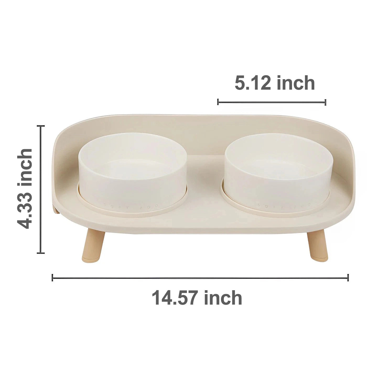 lovepetin pet food bowl stand