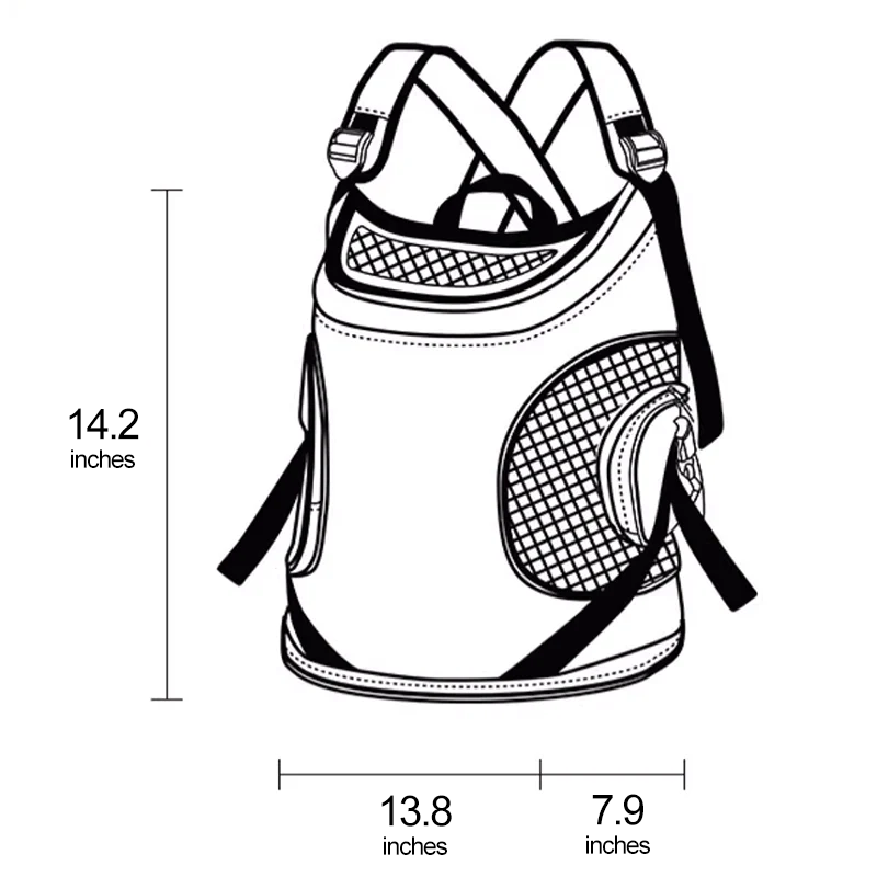 pet backpack carrier for small dogs​