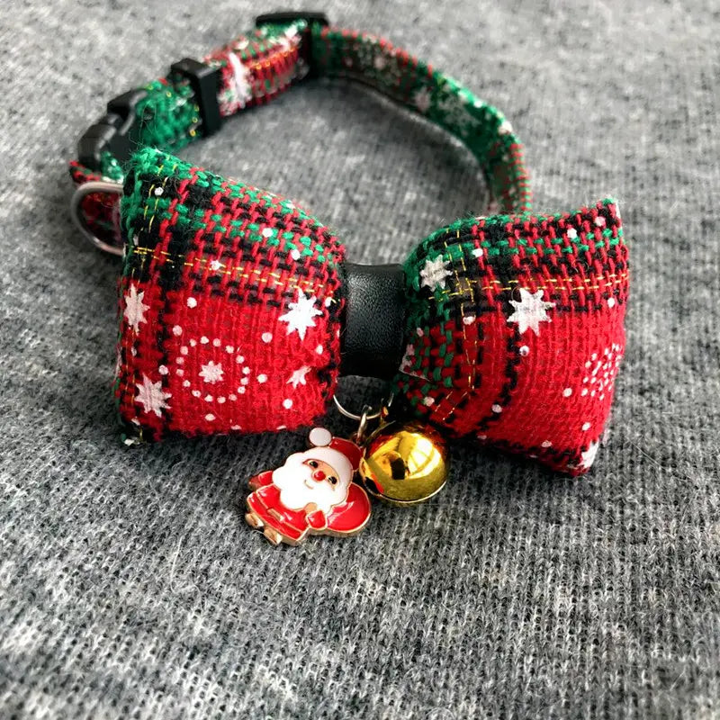 Christmas Series Cat Bow Tie & Scarf