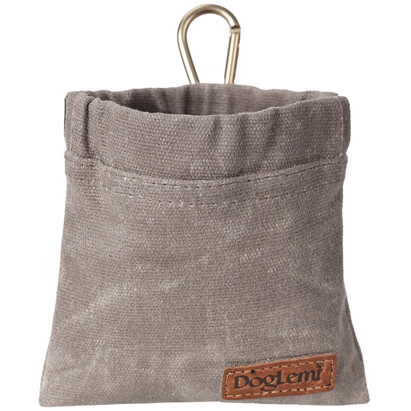 Canvas Dog Treat Bag