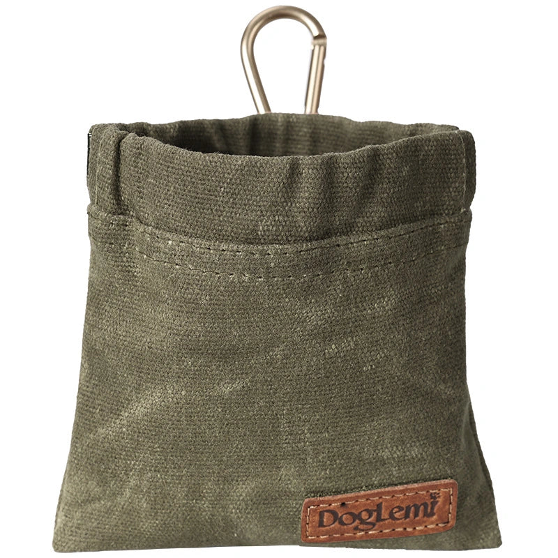 Canvas Dog Treat Bag